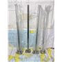 Boaters' Resale Shop of TX 2605 2304.02 FOUR 1" x 30" LIFELINE SS STANCHIONS