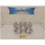 Amana Range W10196406 W10196405 6" & 8" Drip Bowl (4Pack) OB