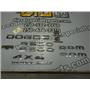 2004 2005 DODGE RAM 3500 SLT 5.9 DIESEL AUTO 4X4 OEM EMBLEMS (SET) BADGES