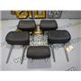 2005 2006 VOLKSWAGEN JETTA 1.9L DIESEL AUTO SEDAN HEAD RESTS ( 5 ) LEATHER BLACK