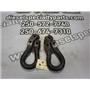 2001 2002 FORD F350 XLT 6.8 V10 AUTO 2WD OEM FRONT TOW HOOKS (SET) BLACK
