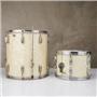 1940's Slingerland Radio King White Marine Pearl Rack & Floor Toms #59131