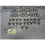 2011 2012 MAZDA 3 HATCHBACK 2.5 4CYL AUTO CHROME LUG NUTS SET (20) OEM