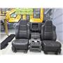2008 2009 2010 FORD F350 LARIAT FX4 CREWCAB OEM BLACK LEATHER SEATS W/ CONSOLE