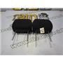 2008 2009 MITSUBISHI LANCER DE 2.0 24V AUTO CLOTH HEADRESTS (2) FRONT ONLY BLACK