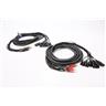 2 23' Mogami 2933 TT-XLRM- XLR Male Female 12-Ch Patch Bay Snake Cables #48833