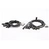 2 5ft Mogami 2932 8-Channel DB25-XLRF XLR Female Snake DSUB Cables #48839
