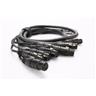 2 5ft Mogami 2932 8-Channel DB25-XLRF XLR Female Snake DSUB Cables #48839