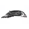 2 23ft Mogami 2933 TT- XLR Male Female 12-Ch Patch Bay Snake Cables #48831