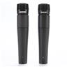 2 Shure SM57 Cardioid Dynamic Instrument Microphones w/ Cases #51185