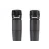 2 Shure SM57 Cardioid Dynamic Instrument Microphones w/ Cases #51185