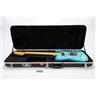 Lush John Doe Blue Flower Electric Guitar w/ Fender Telecaster Case #49806