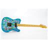 Lush John Doe Blue Flower Electric Guitar w/ Fender Telecaster Case #49806