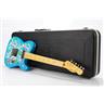 Lush John Doe Blue Flower Electric Guitar w/ Fender Telecaster Case #49806