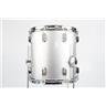 Pearl Maple Shell 14"x14" Silver MIJ Floor Tom Drum w/ Pad & Mounts #54041