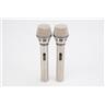 2 AKG D-190ES Cardioid Dynamic Microphones w/ Cases #54551