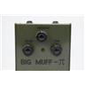 Electro-Harmonix Sovtek Big Muff Pi Russian Army Green Fuzz Effects Pedal #54960