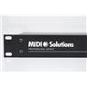 MIDI Solutions T8 8-Output MIDI Thru Box w/ Extra Quadra Thru Box #55404