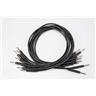 8 2' 24" Mogami 2893 Tiny Telephone TT Patch Cables Black #56548
