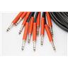10 3' 36" Mogami 2893 Tiny Telephone TT Patch Cables Black #56550