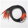 10 3' 36" Mogami 2893 Tiny Telephone TT Patch Cables Black #56550