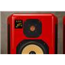 KRK Expose E8 Custom Red 2-Way Active Studio Monitors Pair Recapped #56466