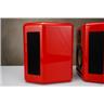 KRK Expose E8 Custom Red 2-Way Active Studio Monitors Pair Recapped #56466
