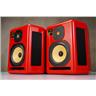 KRK Expose E8 Custom Red 2-Way Active Studio Monitors Pair Recapped #56466