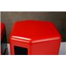 KRK Expose E8 2-Way Active Studio Monitor Speakers (Custom Red) Serviced #56467