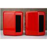 KRK Expose E8 2-Way Active Studio Monitor Speakers (Custom Red) Serviced #56467