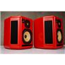 KRK Expose E8 2-Way Active Studio Monitor Speakers (Custom Red) Serviced #56467