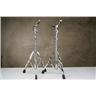 2 DW DWCP9700 9000 Series Double Braced Straight Boom Cymbal Stands #55908