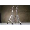2 DW DWCP9700 9000 Series Double Braced Straight Boom Cymbal Stands #55908