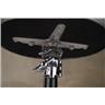 Pork Pie Silver Sparkle Black Top Double Braced Drum Throne #55901
