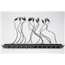 2 Redco 1RU XLR Male Female I/O Studio Rack Panel Patch Bays w/ Extras #55941