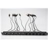 2 Redco 1RU XLR Male Female I/O Studio Rack Panel Patch Bays w/ Extras #55941