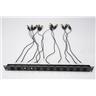 2 Redco 1RU XLR Male Female I/O Studio Rack Panel Patch Bays w/ Extras #55938