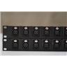 2 Redco 1RU XLR Male Female I/O Studio Rack Panel Patch Bays w/ Extras #55942