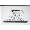 2 Redco 1RU XLR Male Female I/O Studio Rack Panel Patch Bays w/ Extras #55942