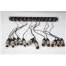 2 Redco 1RU XLR Male Female I/O Studio Rack Panel Patch Bays w/ Extras #55942