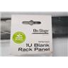 8 On-Stage RPB1000 & RPB2000 Black Rack Panels 1RU 2RU #55992