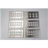 6 Switchcraft XLR Studio Wall Plates 4-gang plate & 6-gang #55656