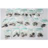16 Neutrik NP3RC-BAG Right Angle TRS Connectors #55661