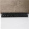 2 Redco 1RU XLR Male Female I/O Studio Rack Panel Patch Bays w/ Extras #55942