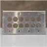 6 Switchcraft XLR Studio Wall Plates 4-gang plate & 6-gang #55656