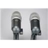 2 Shure Beta 56A Dynamic Snare & Tom Drum Microphones w/ A56D Mic Mounts #56951
