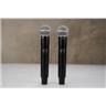 2 Shure SM58 ULDX2 Handheld Wireless Vocal Microphones 470-534 MHz #56955
