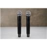 2 Shure SM58 ULDX2 Handheld Wireless Vocal Microphones 470-534 MHz #56955