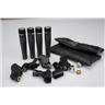 4 Shure SM57 Cardioid Dynamic Instrument Microphones w/ Mic Clips #56956
