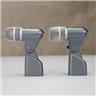 2 Shure Beta 56A Dynamic Snare & Tom Drum Microphones w/ A56D Mic Mounts #56951